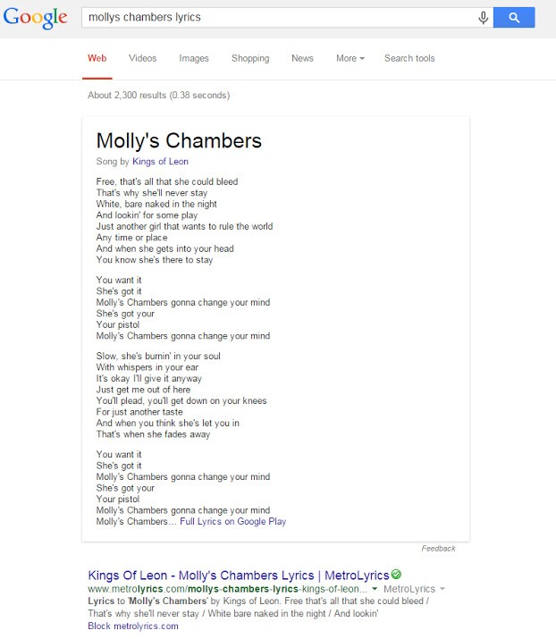 Mas é letra de música… não é só usar o Google Tradutor?