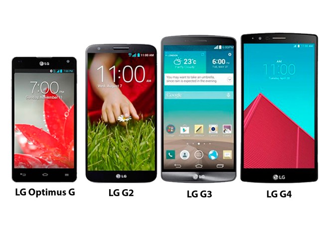 Comparativo Em Tamanho Real Lg G4 Enfrenta Todos Os Seus Antecessores Tudocelular Com