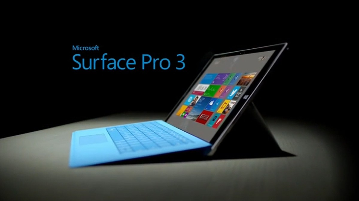 Microsoft lança nova versão do Surface Pro 3 com Core i7, 8GB de