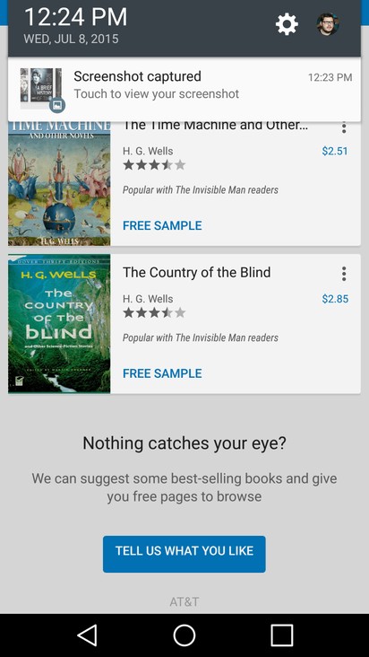 Google Play Livros versão 3.5 agora pergunta as preferências do