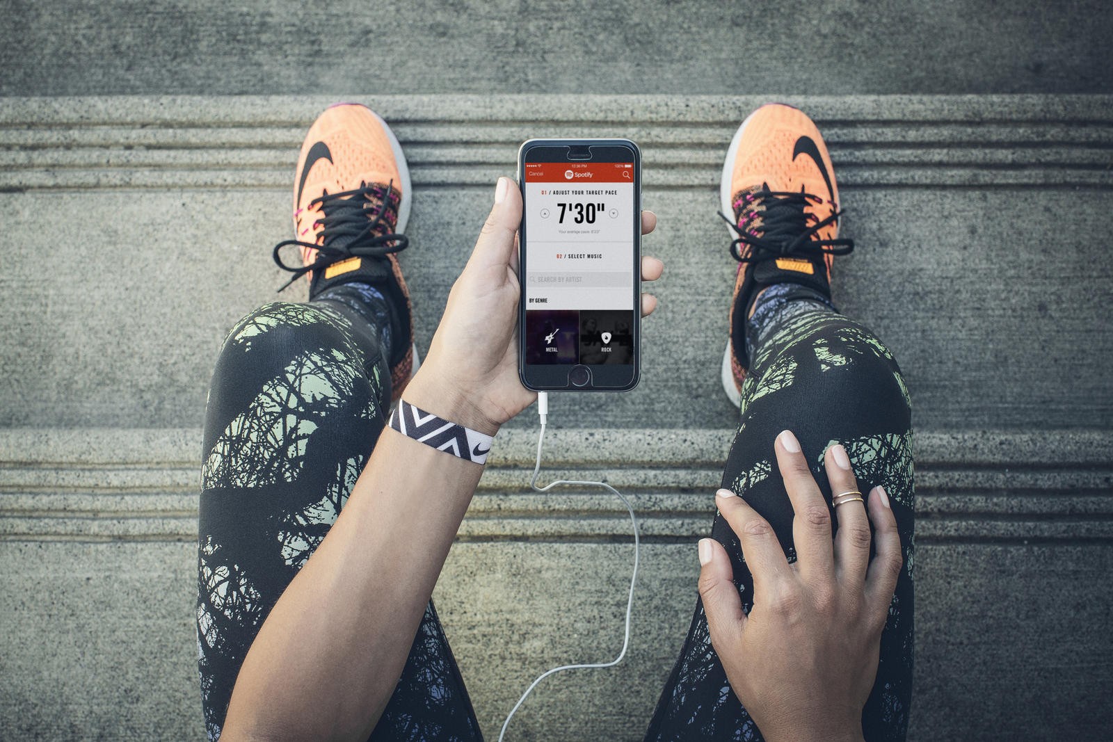 Nike run cheap spotify android