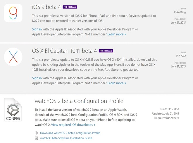 Download Os X 10 11 El Capitan Developer Beta 2