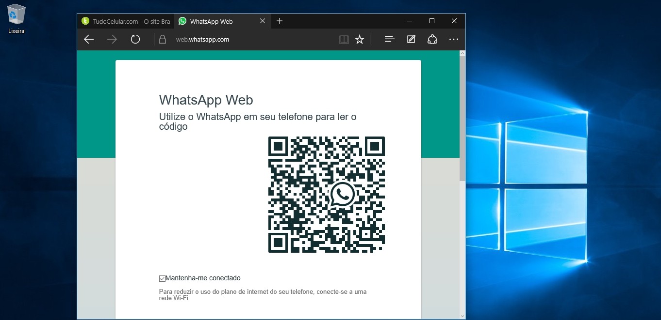 Saiba Como Usar O Whatsapp Web No Navegador Microsoft Edge Do Windows