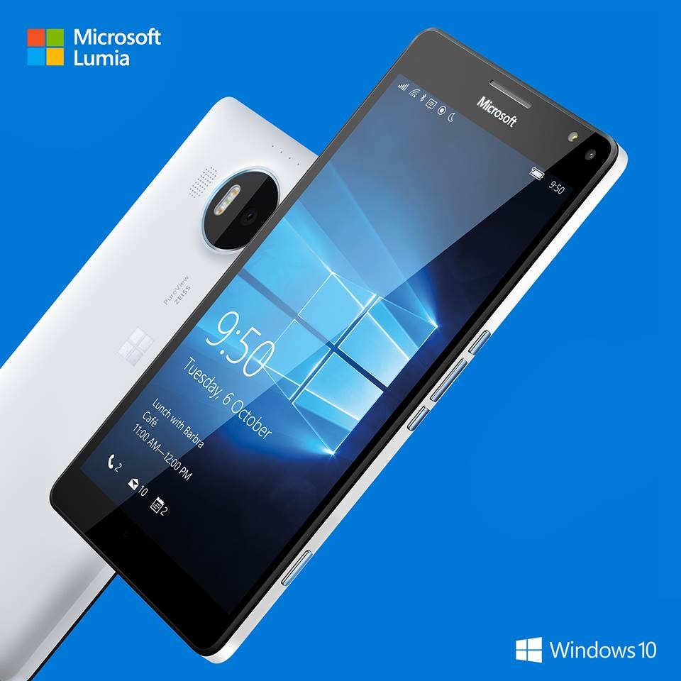 Microsoft lança Lumia 950 XL como o mais poderoso smartphone