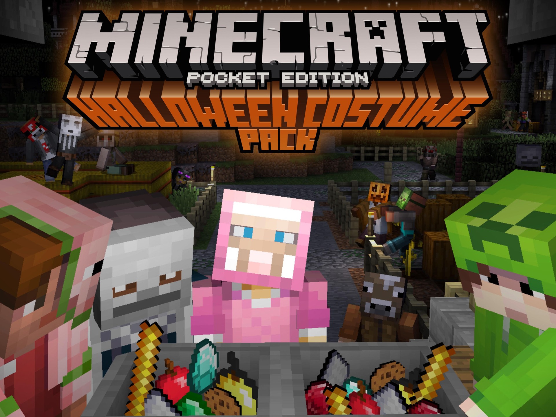 Minecraft Pocket Edition 1.0.8 download versão Oficial. 