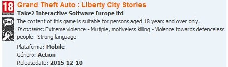 Grand Theft Auto: Liberty City Stories é lançado, o primeiro GTA disponível  na App Store brasileira - MacMagazine