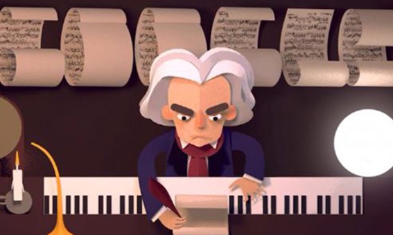 Google celebra aniversário de Beethoven com divertido jogo musical - Olhar  Digital