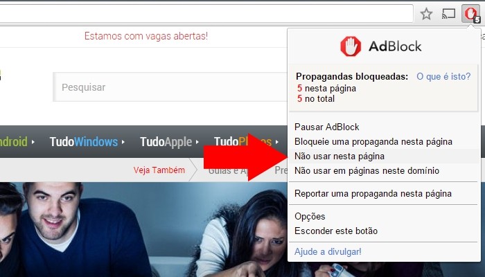 implementa punições aos usuários de AdBlock, diz site