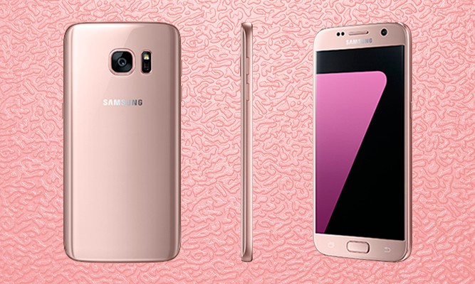 Galaxy S7 e S7 Edge em versão ouro rosa chegam aos Estados Unidos