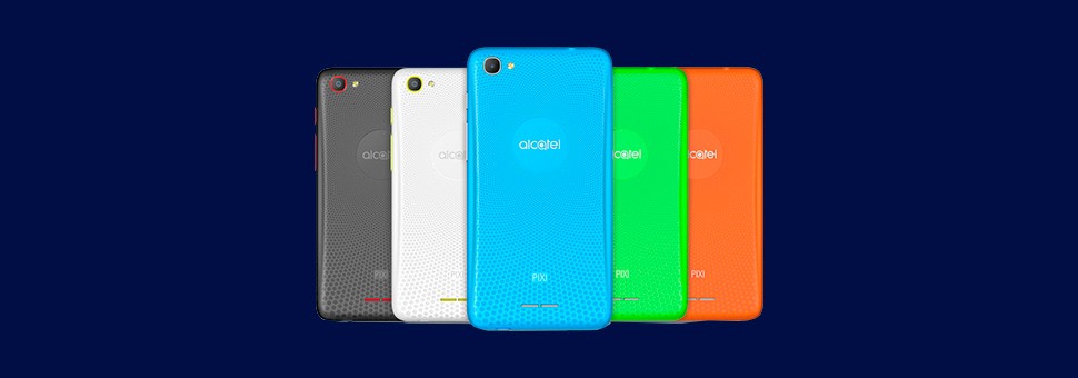 Coque Silicone Alcatel Pixi 4 Plus Power - Bumper Antichoc Bleu, Protection Renforcée Aux Coins - 10
