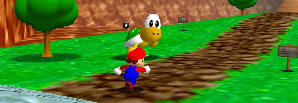 Já podem jogar o primeiro nível de Super Mario 64 em HD