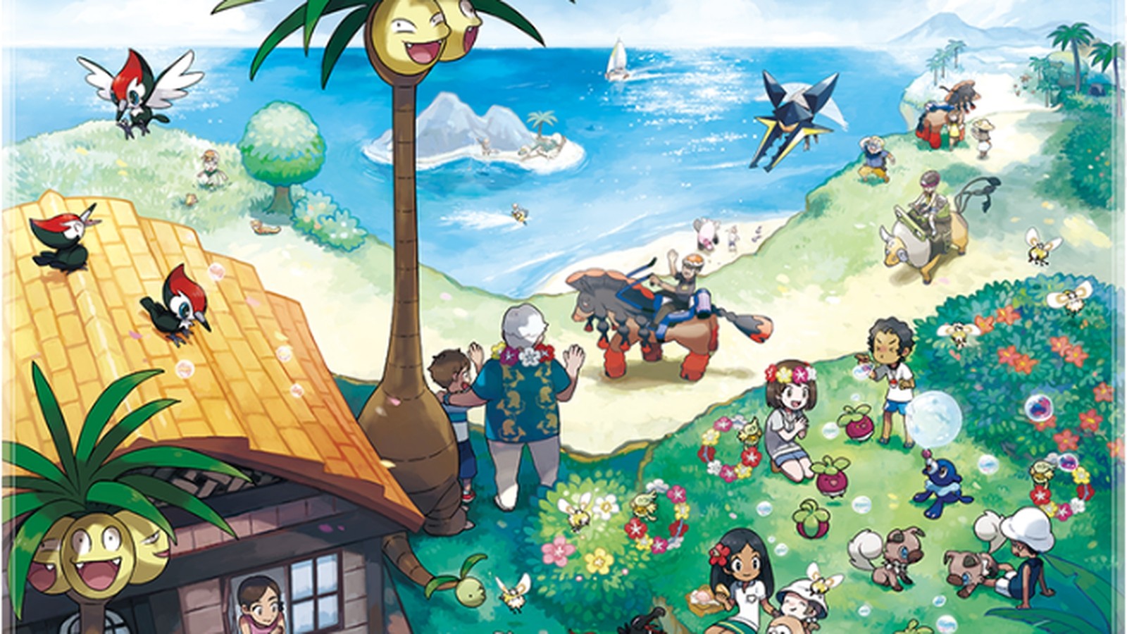 Pokémon Sun & Moon: visual e descrição dos personagens > [PLG]