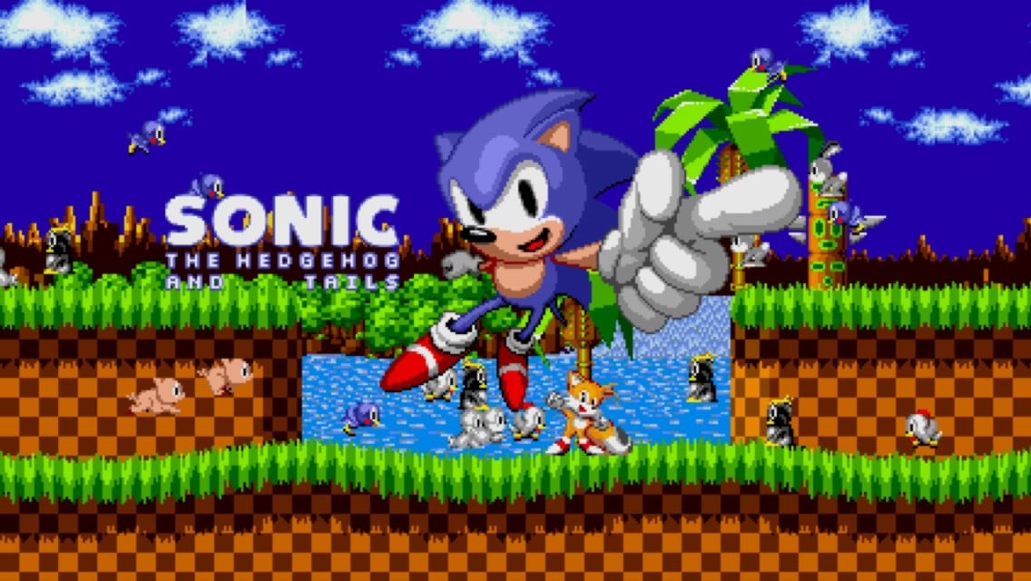 Corrida virtual do Sonic