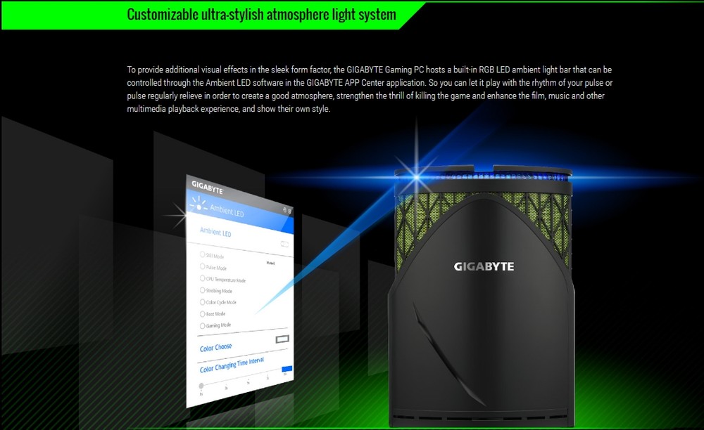 Gigabyte lança mini-PC gamer com design exótico, Core i7-6700K e