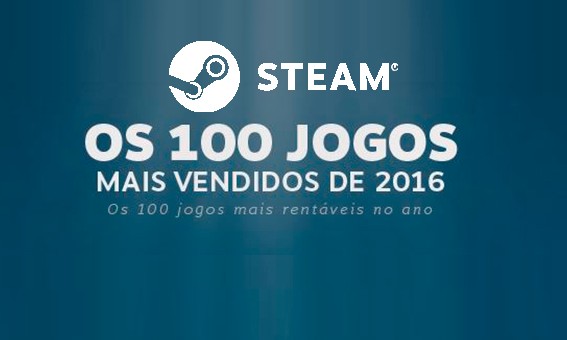 Steam lista os 100 jogos mais vendidos de 2016 