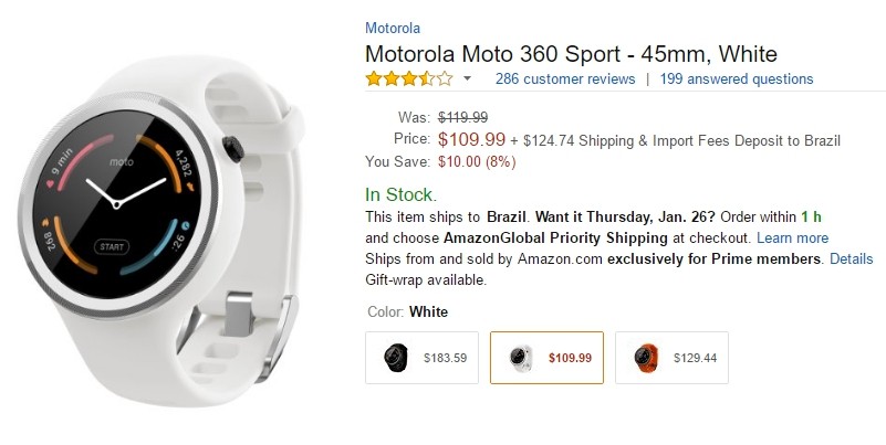 Moto 360 Sport tem lançamento no Brasil; Motorola revela preço