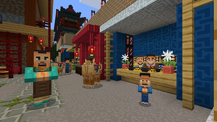 Atualização de Minecraft nos consoles trará mitologia chinesa