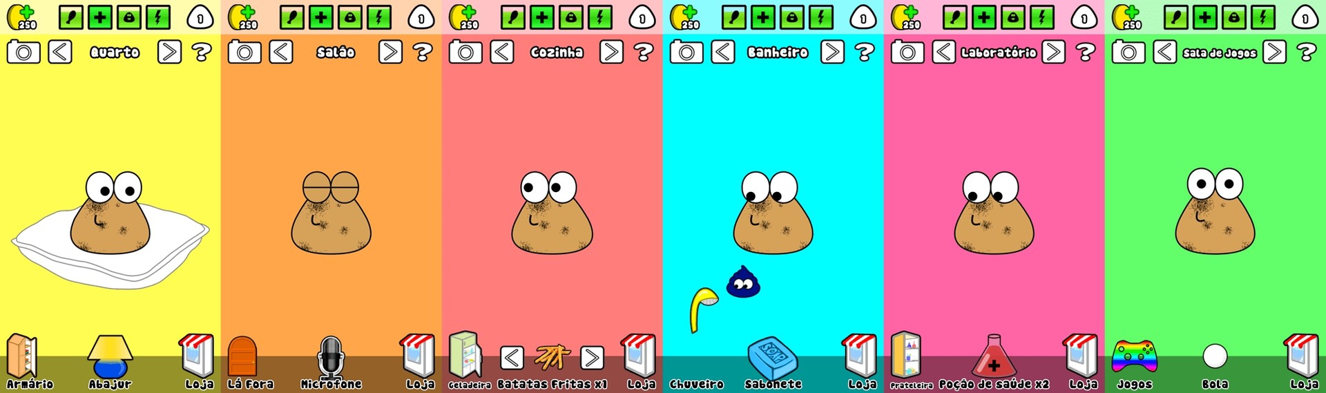 Jogos do Pou: jogue os jogos do Pou gratuitamente