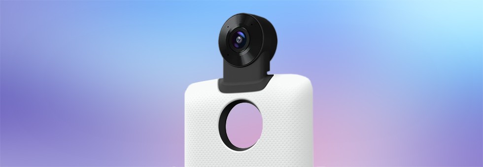 Câmera Moto 360º, captura em 4k todos os ângulos, Moto Mods