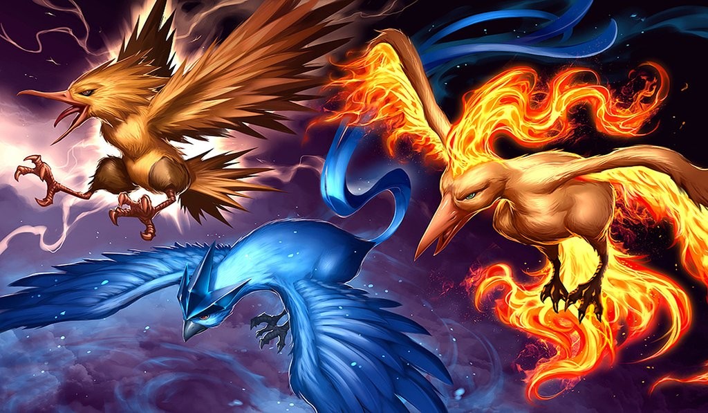 Articuno, Zapdos, Moltres, Mystic, Instinct, Valor. Pokémon…