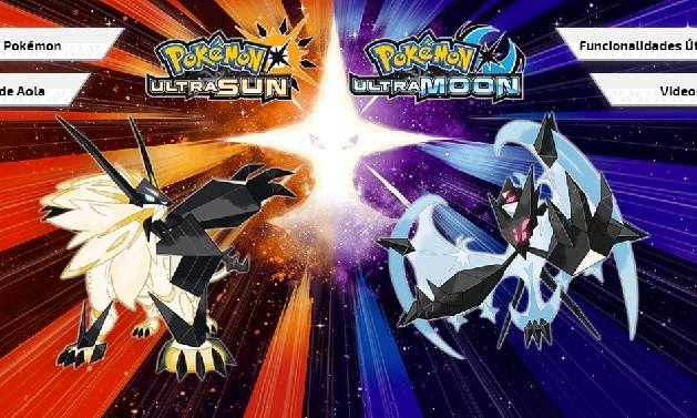 Pokémon Ultra Sun / Pokémon Ultra Moon - Meus Jogos