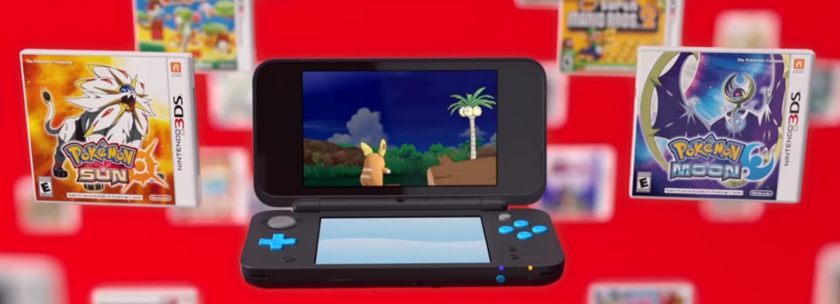 Nintendo 2DS XL e detalhes sobre Pokémon Ultra Sun & Moon