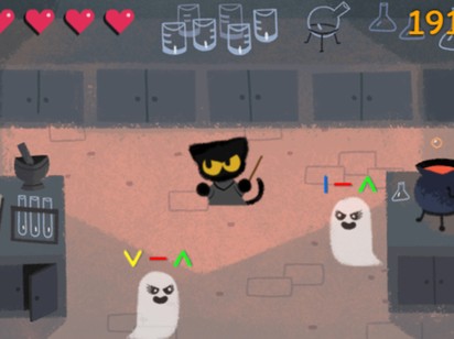 Google comemora Halloween com Doodle em formato de jogo