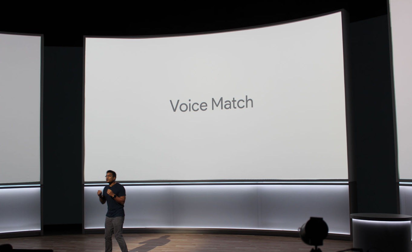 Sounds smart. Voice Match.