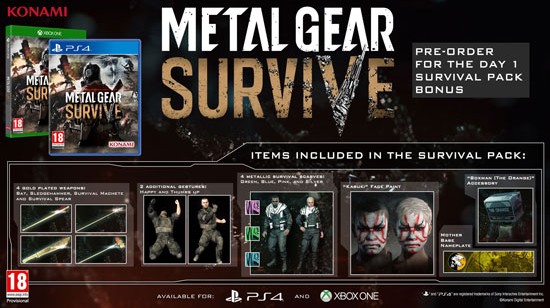 Jogo Metal Gear Survive Xbox One