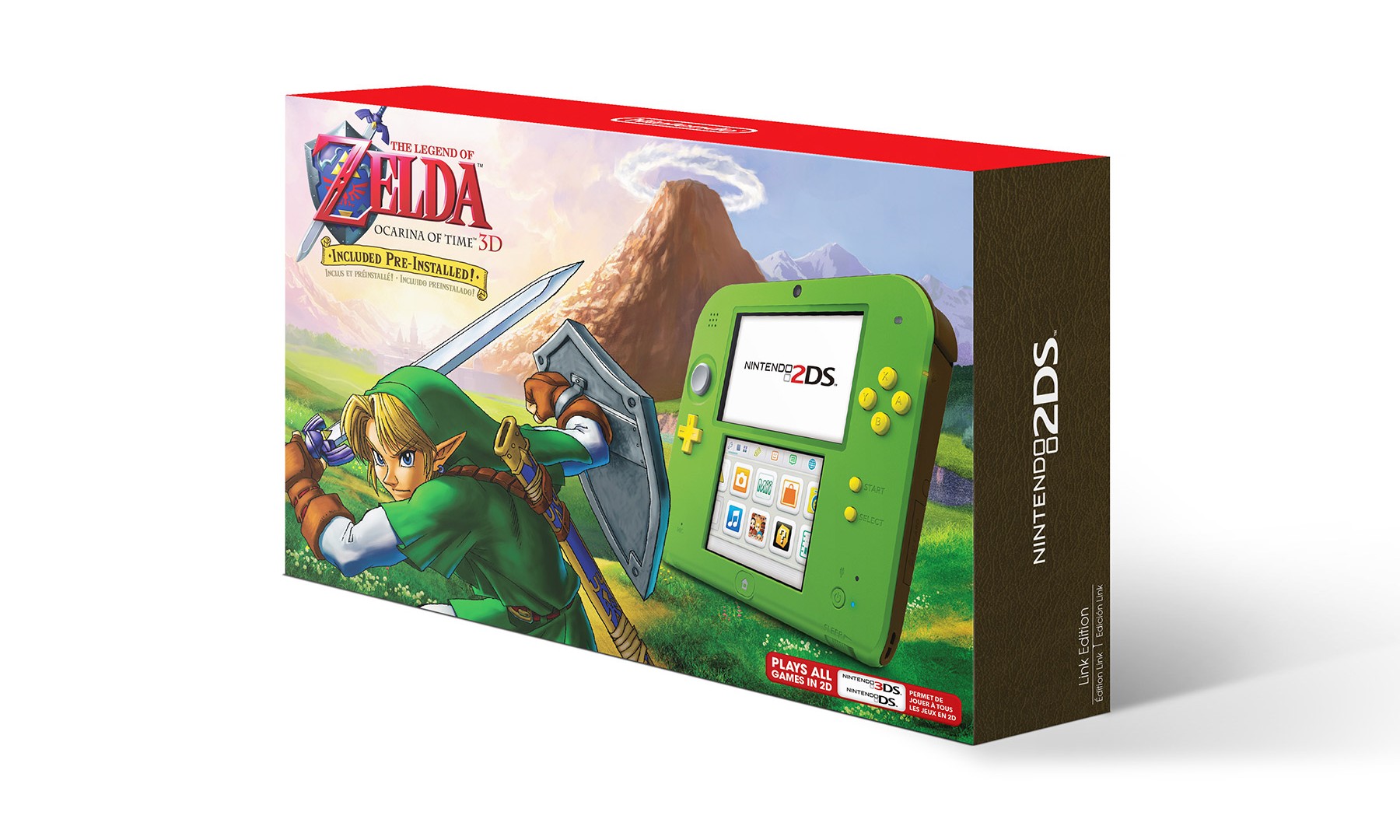 ニンテンドー3DS/2DS ZERO ONE SP Nintendo lança edição limitadíssima do 2DS com temática Ocarina of