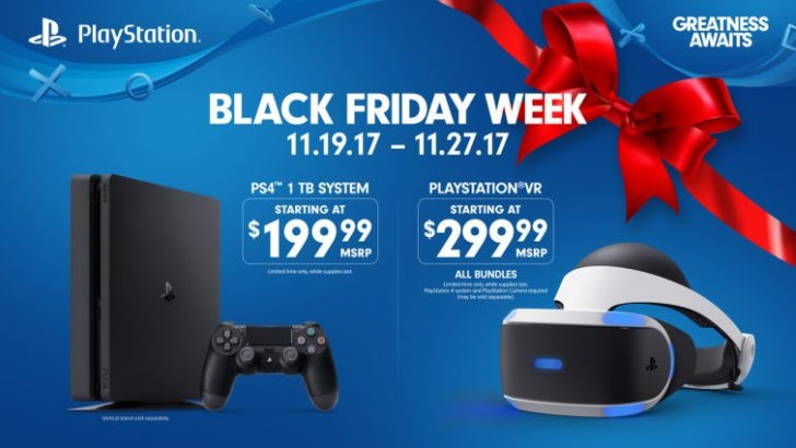Black Friday 2017: Sony revela preços promocionais para PS4 Slim e