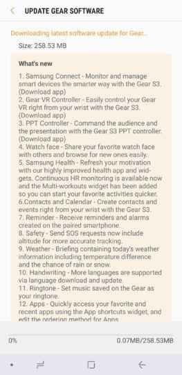 Latest tizen version gear s3 hot sale