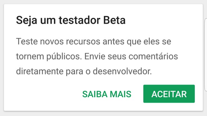 Quer ser um testador beta? Veja como é fácil testar novas versões ...