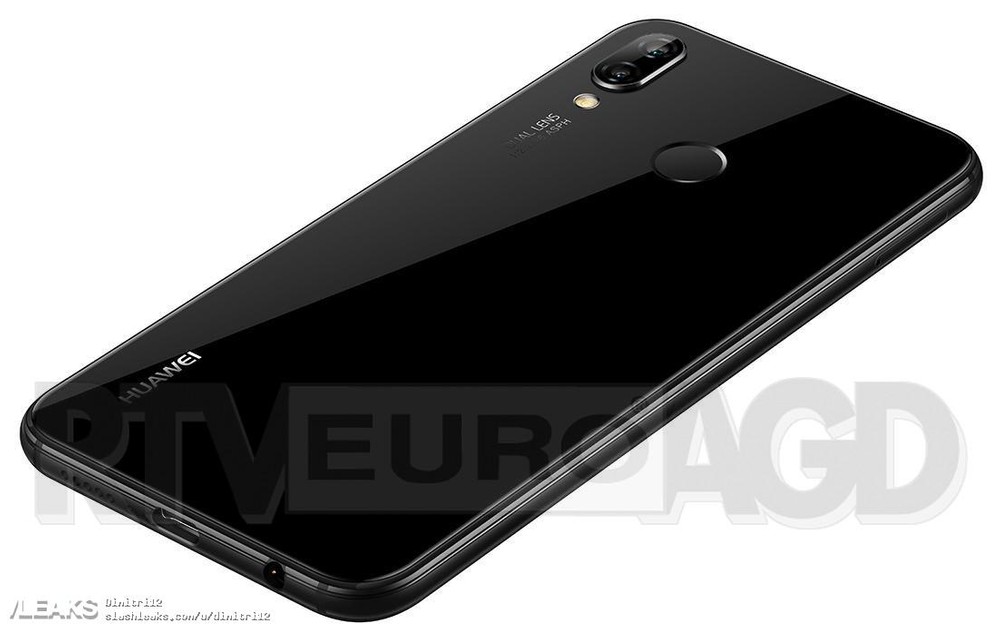 HUAWEI P20 lite ブラック Smartphone Huawei P20 Lite 32GB Android Câmera Dupla 2 Chips com o