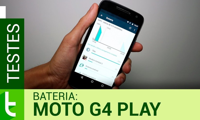 Como colocar porcentagem da bateria do Moto G4 / Play e Plus 