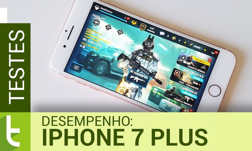 Iphone 7 bom jogar free fire