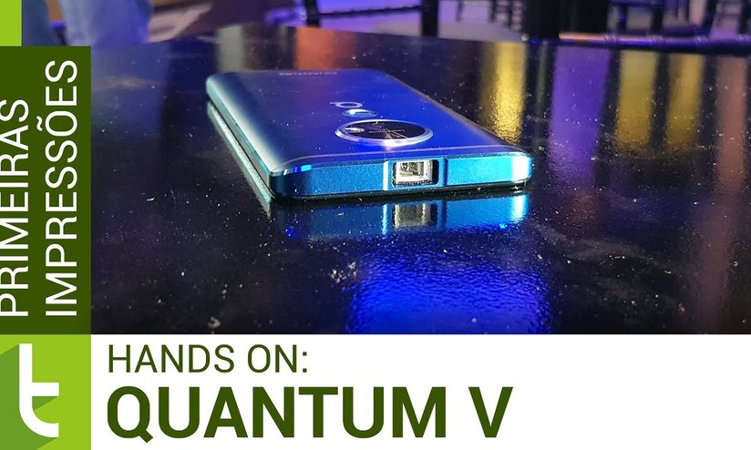 Quantum V: smartphone com projetor a laser começa a ser vendido essa semana  - TecMundo