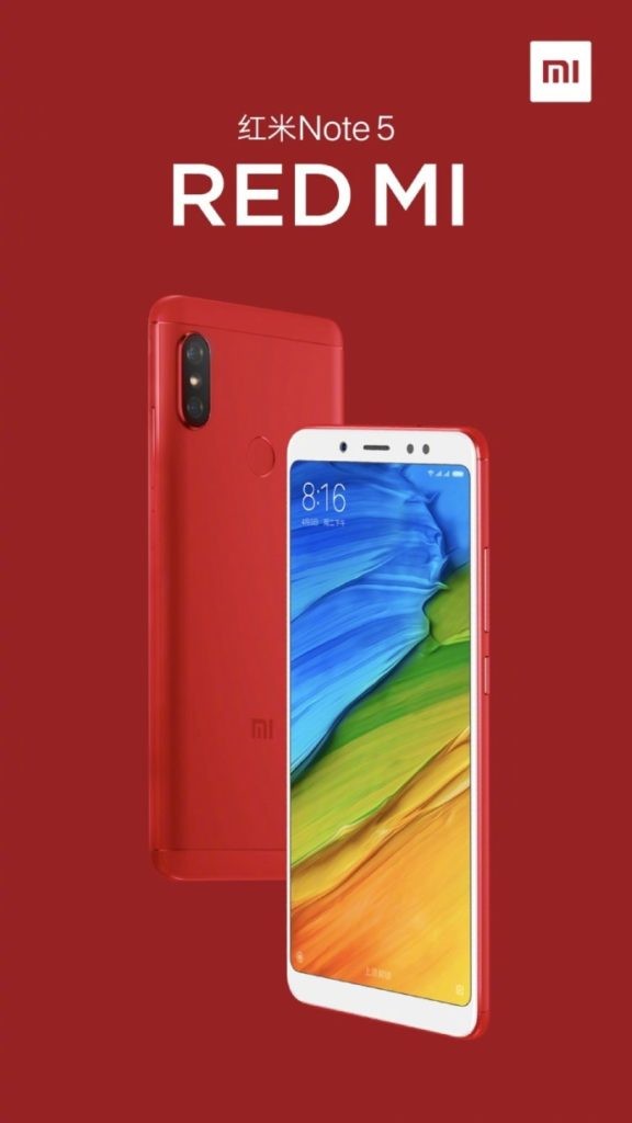 redmi note 5 pro vermelho