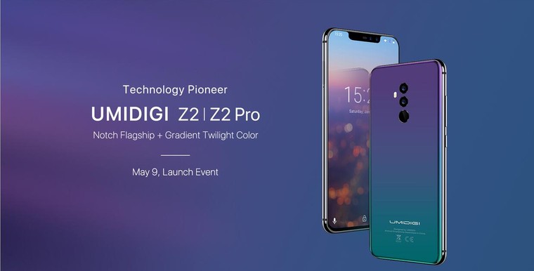 UMIDIGI Z2 e Z2 Pro são anunciados com design que mistura o iPhone