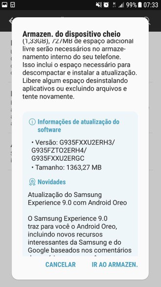 Antecipou Samsung Comeca A Liberar Android Oreo Para Galaxy S7 E S7 Edge No Brasil Tudocelular Com