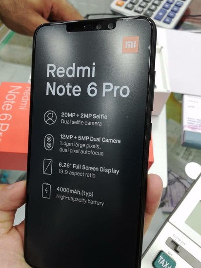 Xiaomi redmi note 6 pro best sale dual android 8.1 tela 6.26 64gb