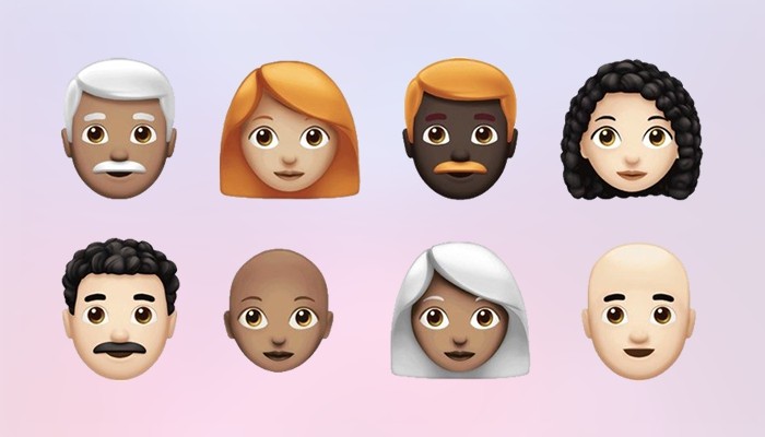 157 novos emojis serão liberados em 2018; lista inclui careca