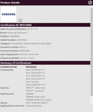 Samsung Galaxy J8 (2018) Gets Certified By Wi-Fi Alliance