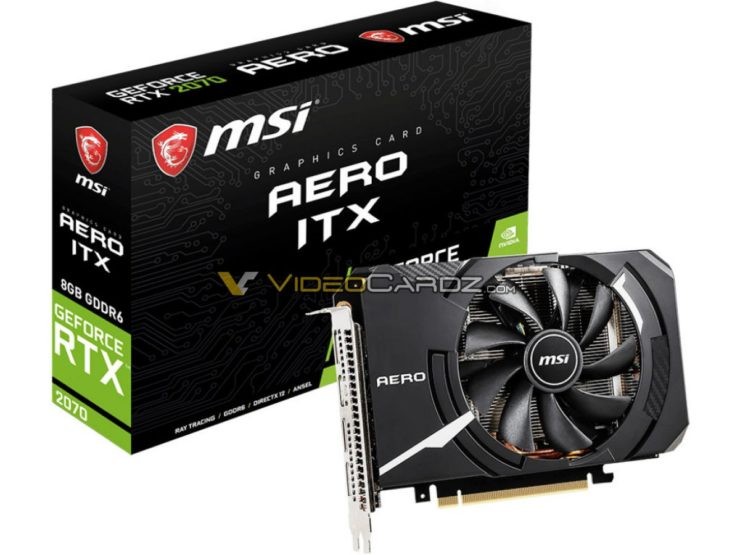 MSI anuncia GeForce RTX 2070 Aero ITX, a menor placa gráfica do