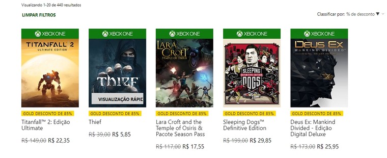 Black Friday: Xbox tem oferta de 85% em jogos e consoles mais baratos