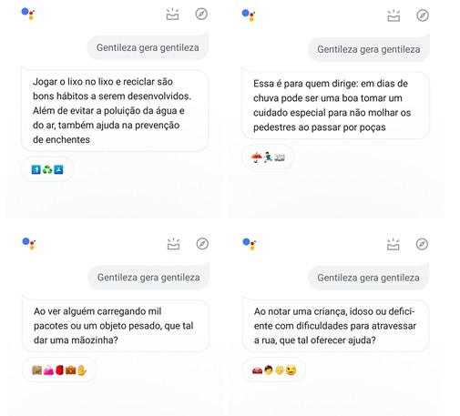 Assistente do Google sugere atos de gentileza para usuários