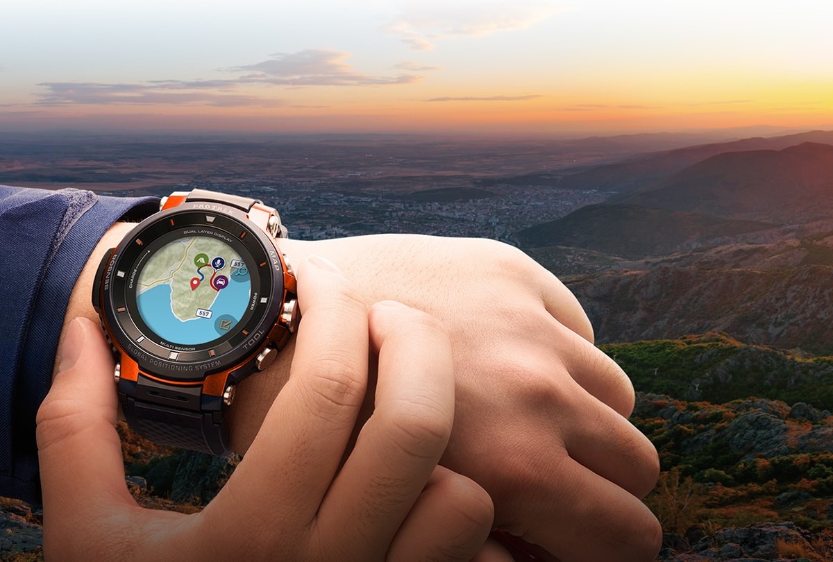 時計 CASIO PRO TREK Smart WSD-F30-BU CASIO PRO Trek WSD-F30-BU [azul inteligente Protrek] | Amazon.com.br