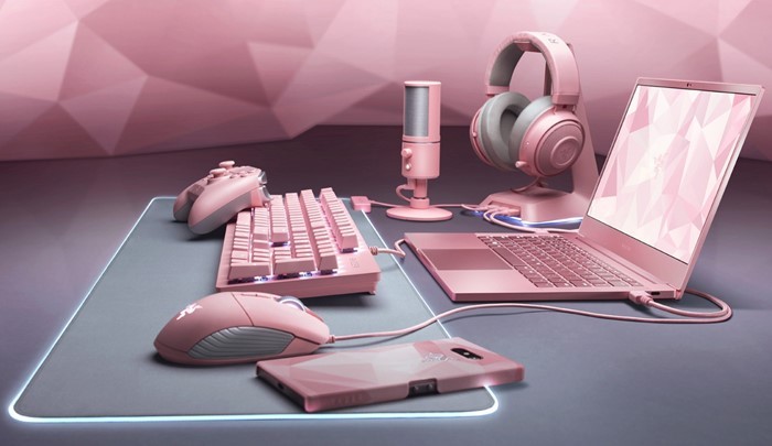 Razer: novos produtos cor-de-rosa da linha Quartz chegam ao Brasil