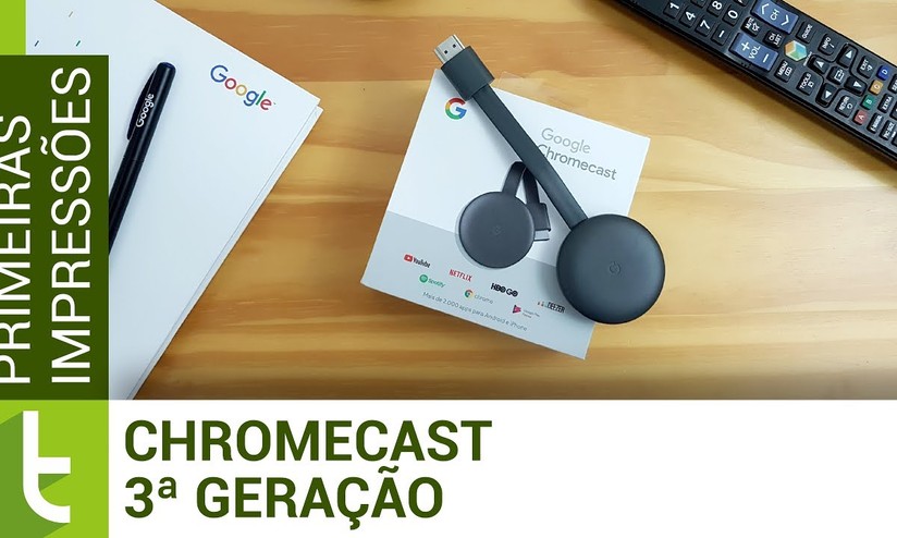 Google traz nova geração do Chromecast com vídeos em Full HD a