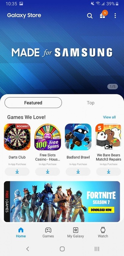 Como atualizar os aplicativos Play Store e Galaxy Store em seu Smartphone  Galaxy